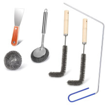 Commercial Fryer Cleaning Tools, Stainless Steel Electric Deep Fryer Cleaner Brush for Restaurants,Hotel Kitchen Fryers