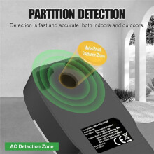 6in1 Stud Finder Wand Scanner Detektor Multifunktion für AC-Kabel Drähte Holz Metallrohr Elektronische Messwerkzeuge
