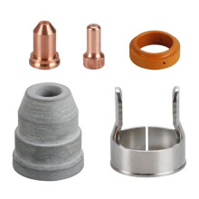 Piezas para Antorcha PT-80 con Espaciador 60434, Copa Protectora 60510, Punta 51311 (1,3 mm), Accesorios para Antorcha de Plasma de Electrodo 52558
