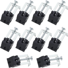 20Pcs Undermount Sink Clips Kitchen Sink Clips Installation Repair Fastener Support Set for Kitchen Bathroom Shower Room