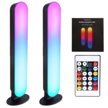 RGB Pickup Light RGB USB LED Light Bar RGB Music Rhythm Lights Music Rhythm Ambient Pickup Lamp Decor for Decorating TV