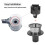 Vacuum Cleaner Filter Assembly, ABS Handheld Vacuum Cleaner Filter Bin Replacement Part Washable Replacement Filters 5