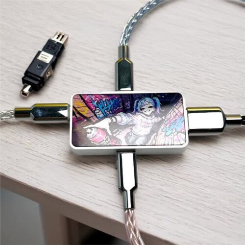 USB-Dock Gaming TypeC-TypeC Data  USB Hub 8K Separate Power with Screen Trendy for 8000Hz Black 1