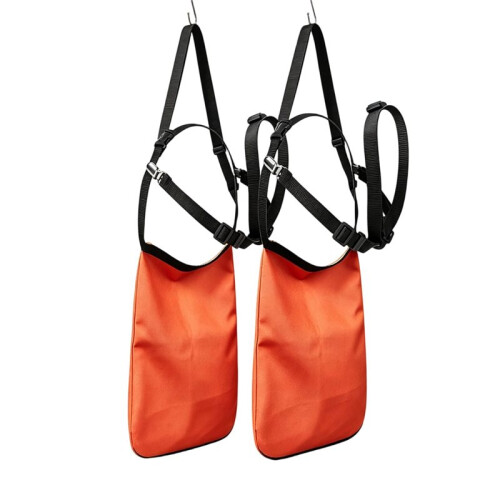 2 Pack Adjustable Goat Aprons, Anti-Breeding & Ram Control, High Visibility Bright Orange