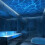 High Footed Design LED Desk Lamp Atmosphere Wave Projection Night Light Touch Control Remote Control 3