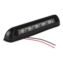 Luz de Porche de Toldo LED 12V/24V, Lámpara Exterior Impermeable para Autocaravanas, Luz Blanca para Autocaravanas