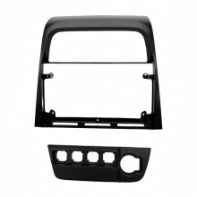 9inch Frame Audio Fitting Adaptor Dash Trim Kits Double Din Radio Player Facia Panel for G6//Saveiro 08-12