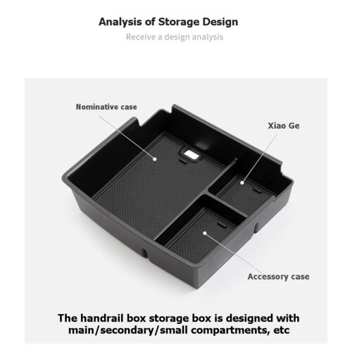 Center Console Armrest Storage Box Organizer Tray Fit for / RX9 Car Interior Accessories Insert Storage Tray 1