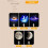 Speaker Star Projector Light Northern Lights  Projector  Decor Night Light 360 Rotatable 5
