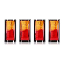 Luces de Marcador Lateral LED de 8 para Camiones, Luz de Señal de para Remolque, Luz de Despeje 10-30V para Camión, Pickup, Autobús, Tractor,
