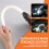 Flexible LED Flashlight Stick,Bendable LED Work Light,8 Brightness Levels Rechargeable for Car Repairs 3