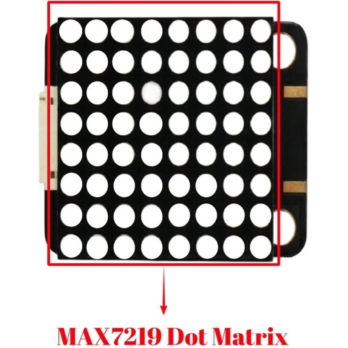 MAX7219 8x8 LED Dot Matrix Display Module SPI 3.3V 5V Anti-Reverse PH2.0 for  ESP32 Raspberry Pi 2