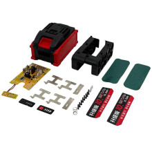 10Core 10X 21700 Battery Storage Box Case with 50A BMS PCB Board NTC Temperature Control for 18V/21V
