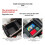 Center Console Armrest Storage Box Organizer Tray Fit for / RX9 Car Interior Accessories Insert Storage Tray 4