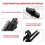 Motorcycle Universal Windshield Extension Adjustable Spoiler Clamp- Windscreen Deflector for    Smoked 5