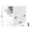 2 Pack Gutter Mount Bracket for  Security SoloCam S340/E30/E42 and 4G LTE Cam S33, Stainless Steel Gutter Mount 7