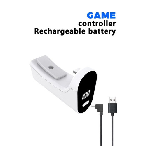 For PS5 Gaming Controller Charging Battery 2000mAh USB Type C Battery LED Display Charge Kit Gaming Accessories 1