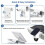 2 Pack Gutter Mount Bracket for  Security SoloCam S340/E30/E42 and 4G LTE Cam S33, Stainless Steel Gutter Mount 5