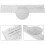 ABS Aviation Flight Navigation Plotter 360-Degree Rotating Aviation Plotter Slide Ruler Used for  Training 3