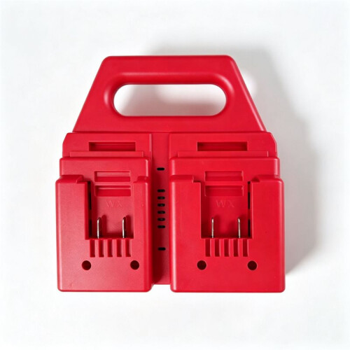 Battery Storage Rack for  18V Lithium Battery 4-Slot Portable Dual-Interface Fast-Charging Charger EU Plug 2