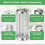 2 Pack Worm Composter Worm Bin, Stainless Steel Inground Compost Bin with Handle, Metal Worm Composting System 4