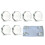 10 Pack Crystal Glass Pattern Weights for Sewing, Fabric Sewing Weights for Cloth Precision Dressmaking Pattern Cutting 3