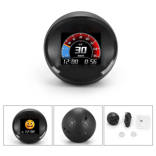 Universal GPS Car   Display HUD Dynamic Speedometer Vehicle Speed Mileage Altitude  Clock 5V USB Connection 2