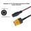 Video Goggles Battery Powered Cable Charger Cable Battery Charging Cable Adapter  to XT60H Cable for Skyzone 3