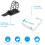 100pcs Cable Clips Self Adhesive Mount Wire Clamps  Tie Fixed Adjustable Car Wire Cord Holder CL-3 7