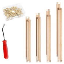 16 Pcs Stretcher Bars for Needlework Canvas Stretcher Bars Combinations Embroidery Stretcher Bars for Stitch Frame