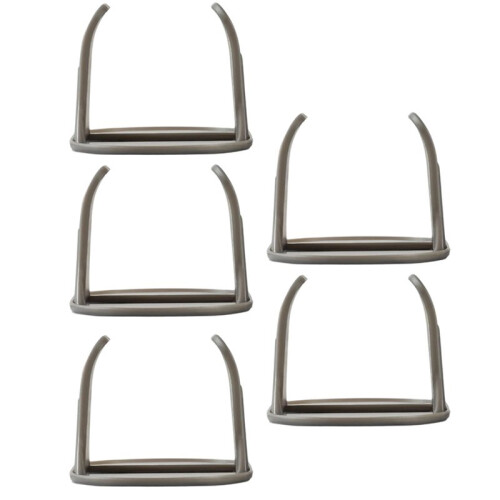 5pcs Plastic Pipe Clamp Hooks Cable Clips Self-Adhesive Washing Machine Drain Pipe Holder Fasteners Pipe Support 1