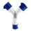 Y-Type Industrial Plug 32A 3 Pin 2 Way AC380-415V IP44 Multi-Function Waterproof Industrial Field Plug 1