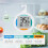 2Pack Small Digital Refrigerator Thermometer,Waterproof Fridge Freezer Thermometer with Large LCD Screen for Home 2