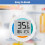 2Pack Small Digital Refrigerator Thermometer,Waterproof Fridge Freezer Thermometer with Large LCD Screen for Home 4