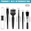 6PCS Keyboard Brush Cleaner Kit with Keycap Puller &  Puller, Anti Static Brushes for Dust Removal 7