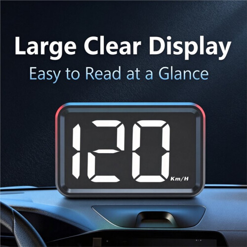 X1 Auto Digital Speedometer HUD Gauges   Display Car Universal  Font Speed Meter Electronics Accessories 1