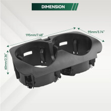 Inserto para Consola Central de Coche para Soporte de Taza de Agua para C e GLC V Clase G W205 W213 W253 W447 A2056800691