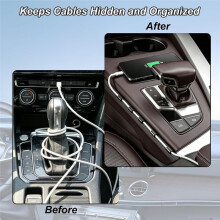 12 Stück Auto-Verkleidungskabelclips, Dashcam-Kabelclips, Kabelmanagement-Kabelhalter für Dashcam-Handyladegeräte im Fahrzeuginnenraum