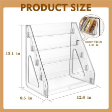 Acrylic Cookie Display Stand, 5-Tier Dessert Stand,Clear Tiered Cookie Rack Display Riser for Donuts, Pastries, Cupcakes