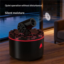 Light Turret Style Air Humidifier Aromatherapy Diffuser, Home Desktop Electric Aroma Diffuser with LED Night Light