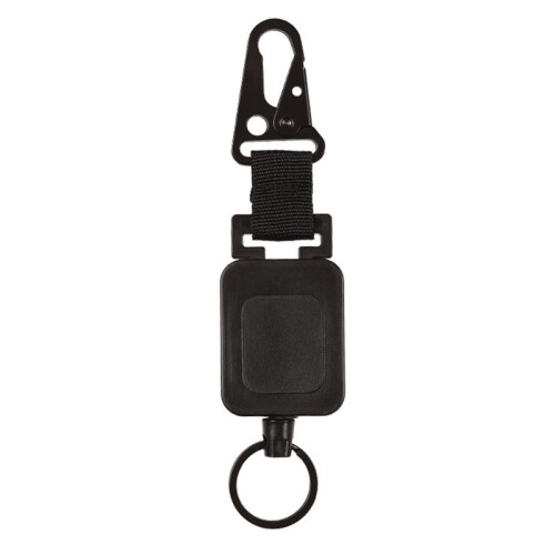 Retractable Carabiner Keychain  Extendable Outdoor Reels Easy Pull Back Clip 2 Pull Tabs 1