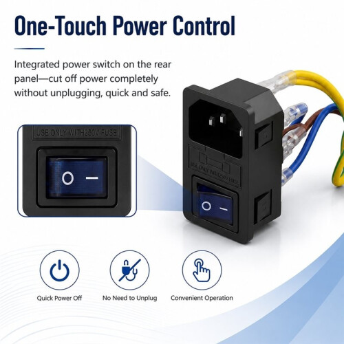 For  A2L Power  Assembly 3D Printer Integrated  / Socket and Easy to Install 3D Printer Parts 2
