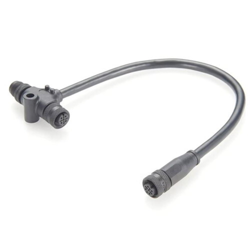 Marine T Connector Cable IP67 MultiPort M12 3 Way Tee Splitter Backbone Drop Cable for   Simrad B&G