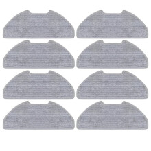 Mop Cloths Replacement for D20 Air Robot Vacuum - 8 Pack Washable Mopping Pads for Enhanced Cleaning