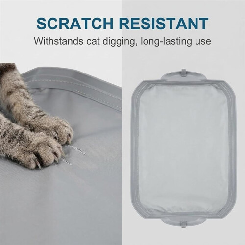 2pcs Waterproof Pad for Self Cleaning Litter Box Washable Removable Cat Litter Box Pad 2