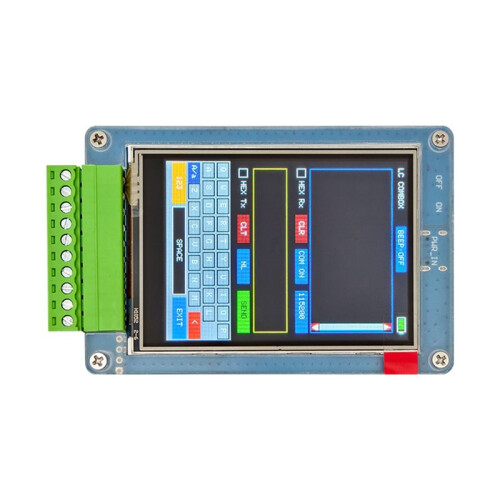 Handheld Serial Port Debugger RS485/RS232/TTL Tester with 2.8inch TFT Touch Screen Support  Between 6 Baud Rates 2