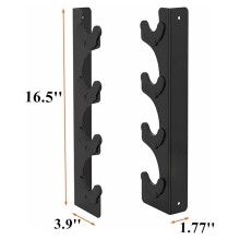 Wall Mount Barbell Rack, Vertical Barbell Storage Holder , Home Gym Weight Hanger Organizer Garage Gym Equipment