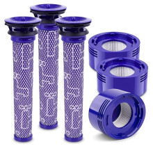 Vacuum Filter Replacement Compatible with V7 V8 Animal, Washable , Replaces Part 965661-01&967478-01