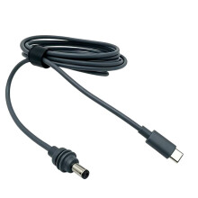 Cabo USB-C de 3 Metros para DC5521 - Cabo de Carregamento USB-C para para Roteadores, Laptops, Câmeras e Alto-Falantes