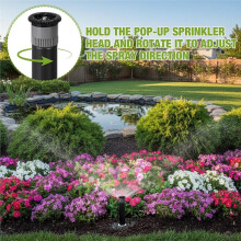 10 Pack 4 Inch Retractable Sprinkler Heads for 1800 Series Efficient Lawn Irrigation Adjustable Sprinkler Radius